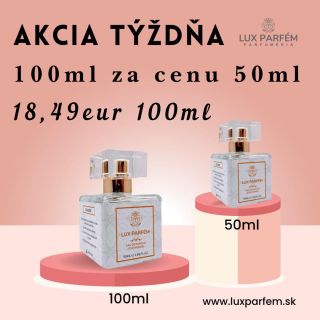 Už len dnes na Lux Parfém www.luxparfem.sk