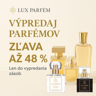 ✨ Lux Parfém – Veľký výpredaj! ✨ Zľavy až 48 % na tvoje obľúbené vône. Nechaj sa uniesť luxusom za výnimočnú cenu 💖...